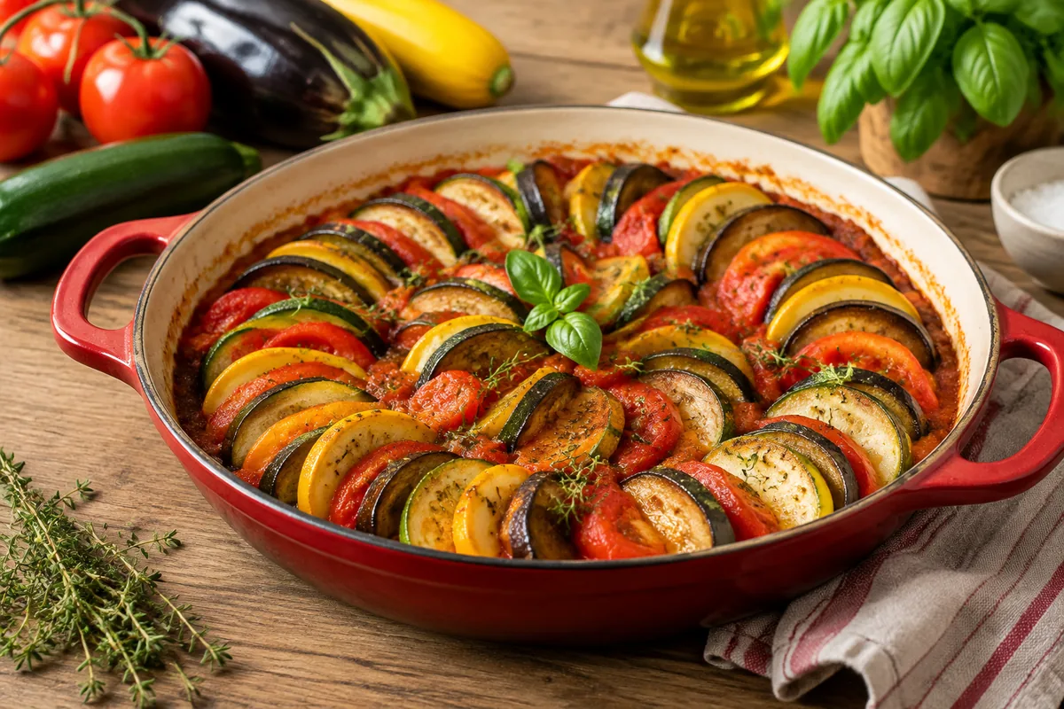Comment préparer une ratatouille provençale qui ne rend pas d’eau