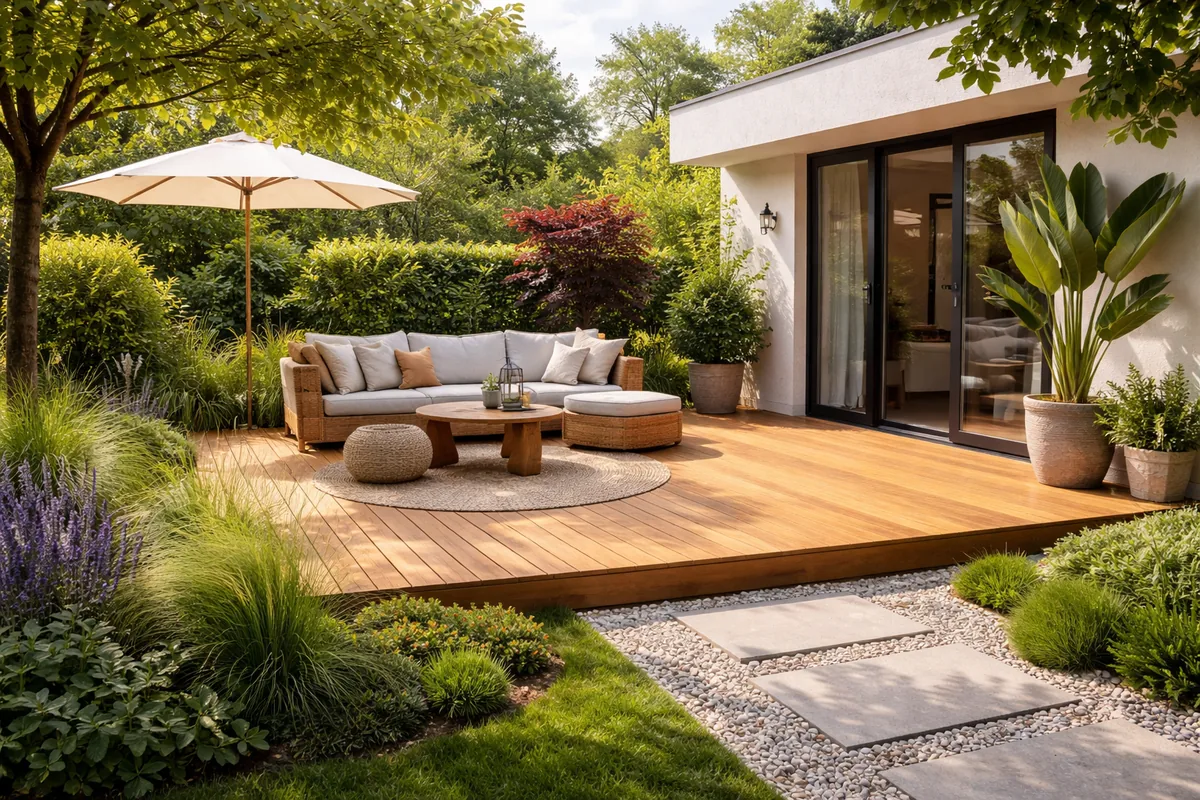 Comment réaliser une terrasse en bois dans mon jardin